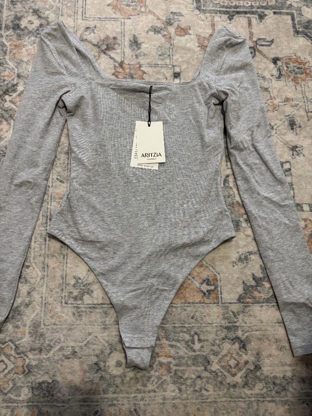 Aritzia body suit gray